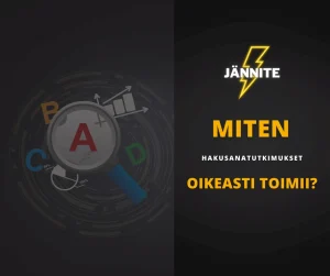 miten hakusanatutkimukset oikeasti toimii kansikuva